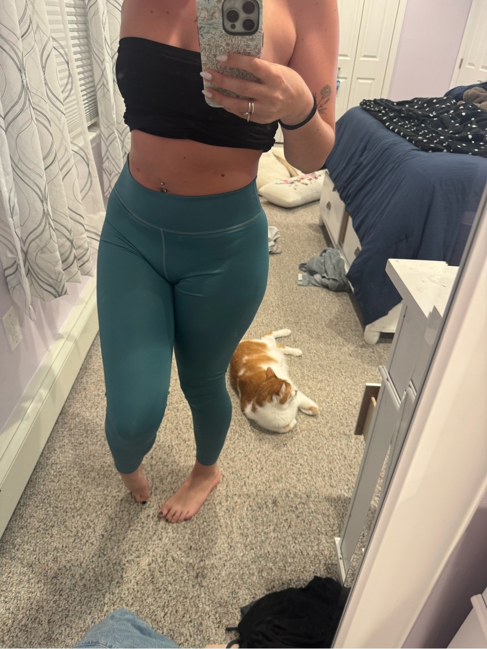 Nike Dri-FIT Teal Workout Leggings
